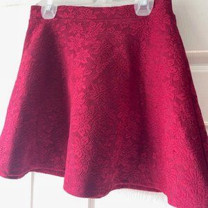 FOREVER 21 WINE COLOR SKIRT